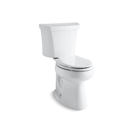Kohler Toilet, Gravity Flush, Siphon Jet, Floor Mounted Mount, Elongated, White 5298-RA-0